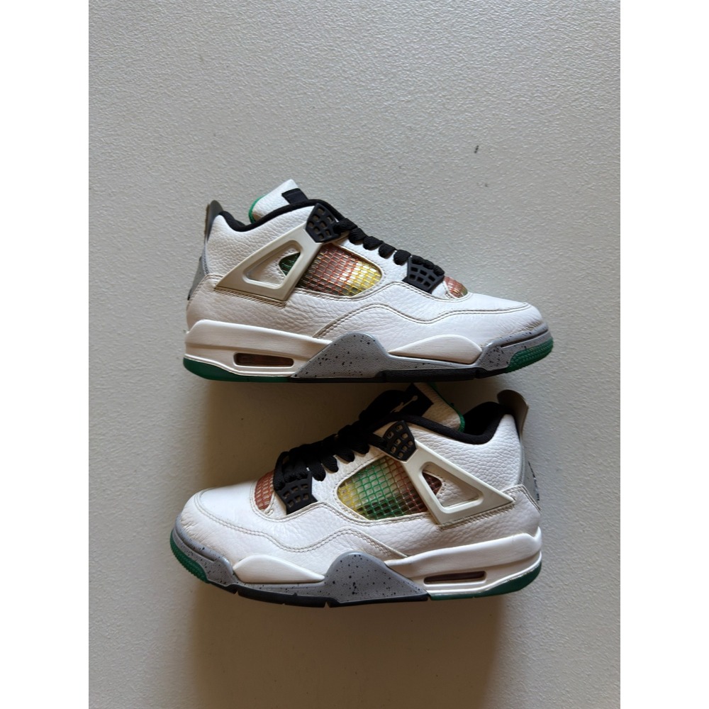 Jordan 4 Retro Rasta White University Red 8.5 #3153
